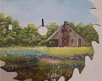 A blade that was painted.  As one does