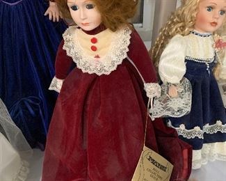 Mann Porcelain Doll