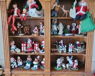 Big selection of Annalee holiday figures