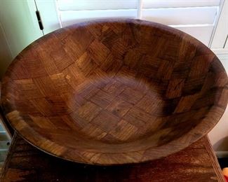Huge weavewood bowl