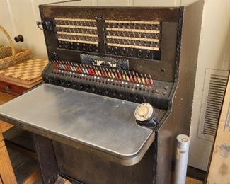 1940s telephone switchboard