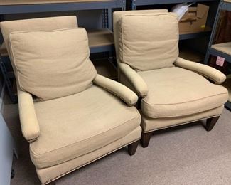 Dl017 Pair of Upholstered Side Chairs