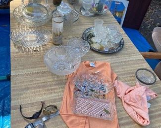 Assorted glassware, vases, vintage digital watches, etc. More/similar items are available, too many to show!