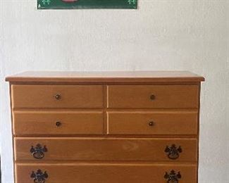 One of the 5 drawer chest of drawers. In master bedroom.