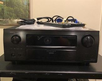 Denon AV Surround Receiver AVR-3310CI w/2 Remote controls, plugs, and owner’s manual. $90.00. Great piece of technology.