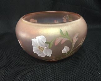 Fenton Magnolia Bowl.  Price:  $25.00