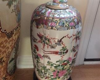 Jar with lid and stand $20.00