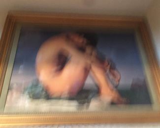 Sorry about the picture being blurry.  Will update it tomorrow.  The value is in the frame  $50.00