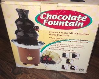 Chocolate fountain!