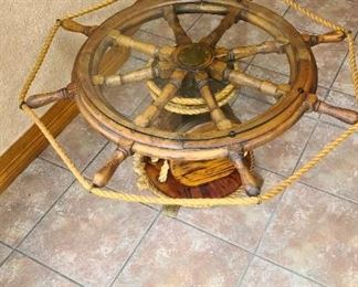 Helm Table Antique $195 OBO