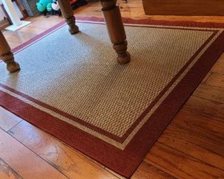 Small matching 5x7 $70 or $150 for both rugs