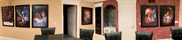 Panoramic of the Six "Star Wars" Posters