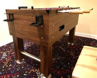 Lot 8008.  $225.00   Foosball Table, 'Goodtime Novelty', Inc., Chicago, IL. Great Condition Ready for Competition.  29" W x 54" L x 36" T