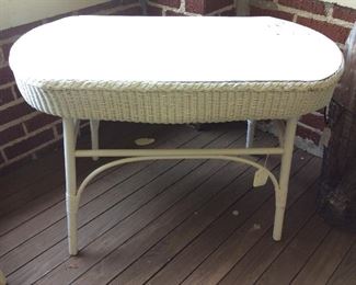 Antique Wicker Table