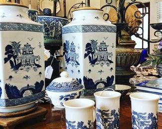 House full of blue and white!