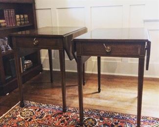 Pair Hemplewhite Drop Leaf Tables