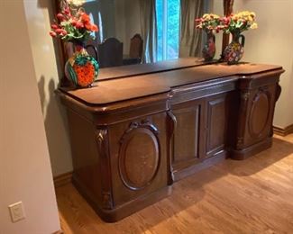 Carved Dining room buffet 595.00