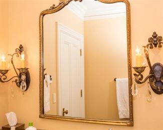 Image of sconce pair. Mirror omitted.