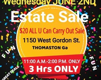 This is a very large home and their items and every room that are for sale. We decided to do this on the fly so there is more than you see! 