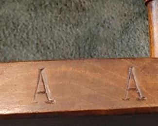 Signature TAA on the back of each