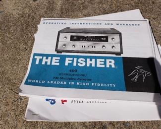 The Fisher 400 in Excellent condition!