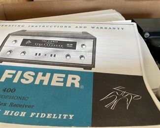 The Fisher 400 in Excellent condition!