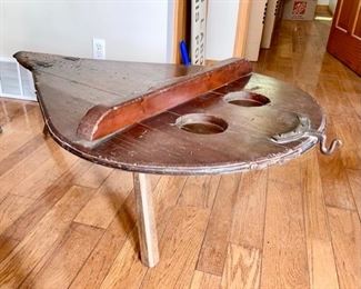 Antique bellows coffee table