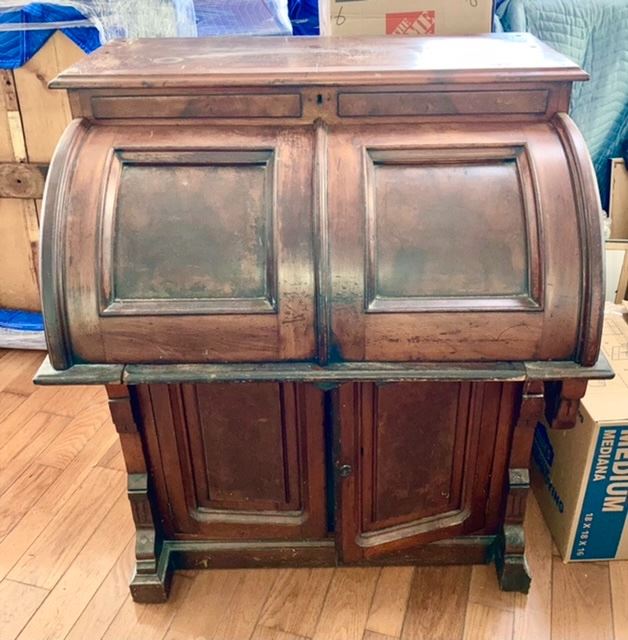 Wooton style desk once belonged to Edwin Mc Masters Stanton