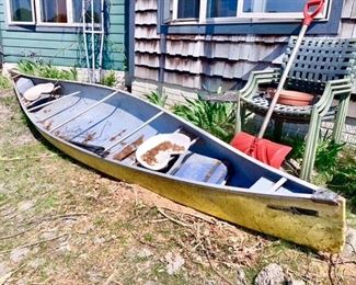  Vintage 1960's Sawyer Canoe Company canoe from Oscoda, Michigan