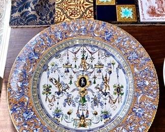 Art Nouveau platter, French