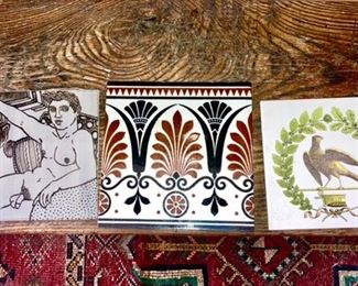 Vintage & antique ceramic tiles