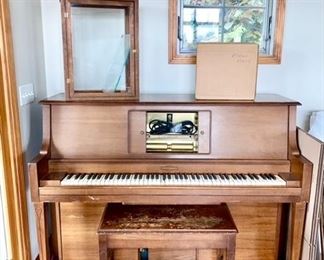 Vintage Upright Player piano