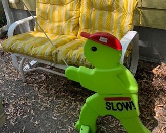 Retro Glider, Little Tykes  Turtle Slow Sign. 