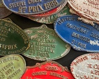 Large variety of the French plaques. All different years & colors.  