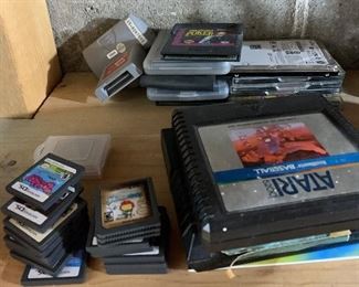 Atari and DS Video Games. 