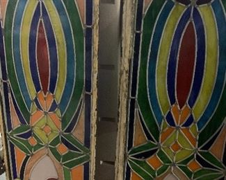 Stunning Leaded Church Glass Windows. 