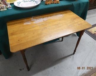 vintage school table
