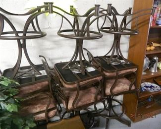 set of bar stools