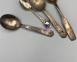 Collectible kids and souvenir spoons