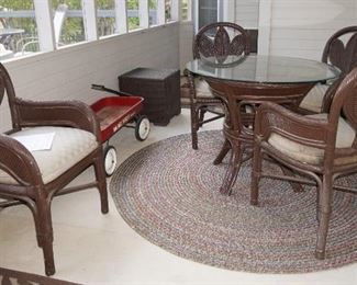 Patio table and chairs