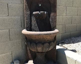 Large water fountain