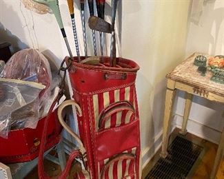 Antique Wilson golf clubs