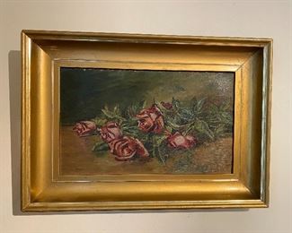 Vintage Rose painting 
