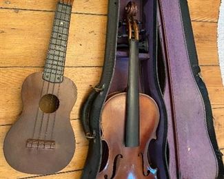 Stradivarius copy and Ukelele