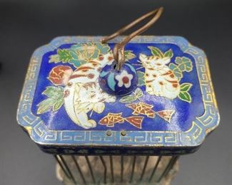 Cloisonné Cricket Cage