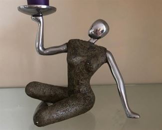18. Candle Holder of Woman (8" x 9")