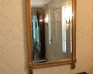 25. Beveled Mirror w/ Gilt Frame (28" x 48")