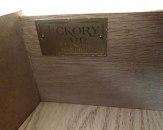 94. Hickory Chair Dresser w/ Brass Pulls (70" x 23" x 38")