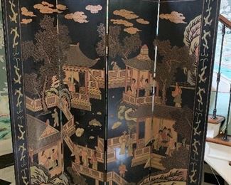 Folding Asian screen