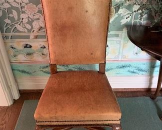 Pair of leather chairs